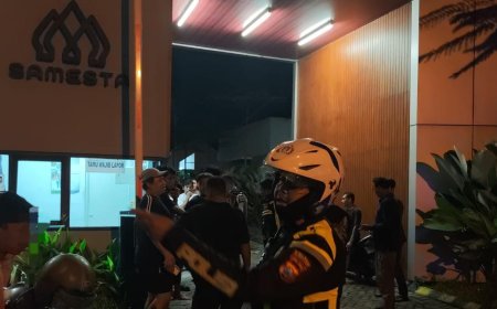 Polres Mojokerto Kota Bersama Warga Gagalkan Perang Sarung