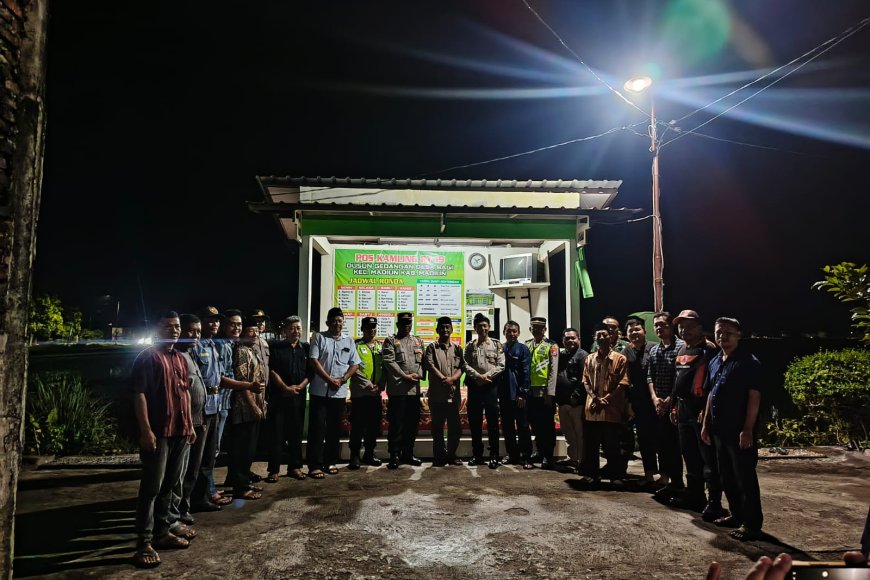 Paket Lengkap! Kunjungan Polres Madiun di Desa Bagi: Cek Poskamling, Info 110, hingga Tips Anti Kebakaran
