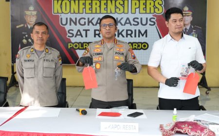 Polresta Sidoarjo Amankan Komplotan Pencurian Brankas Lintas Provinsi