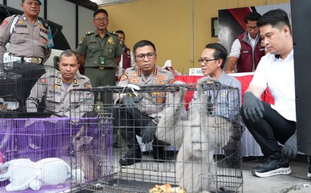 Polresta Sidoarjo Ungkap Perdagangan Ilegal Satwa Lindung Jaringan Internasional