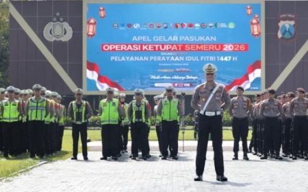 Operasi Ketupat Semeru 2026, Polda Jatim Siagakan 16.326 Personel