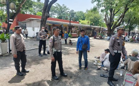 Polres Pelabuhan Tanjungperak Intensifkan Pengamanan di Wisata Pantai Kenjeran Selama Lebaran