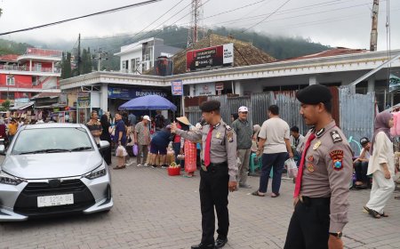 Libur Lebaran Polres Magetan Maksimalkan Pengamanan Wisata Telaga Sarangan