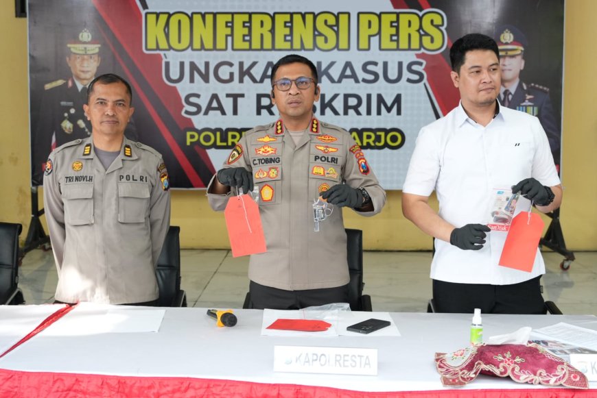 Polresta Sidoarjo Amankan Komplotan Pencurian Brankas Lintas Provinsi