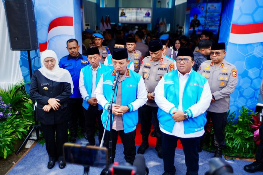 Silaturahmi Ramadhan Bareng KSPSI di Jatim, Kapolri Ajak Buruh Bersatu Dukung Upaya Perdamaian Presiden 