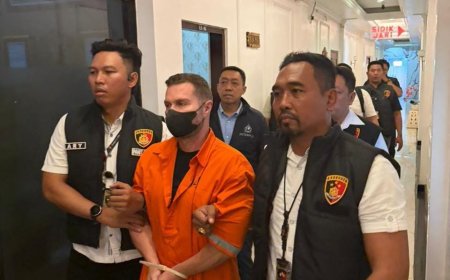 Buron Interpol Asal Inggris Steven Lyons Ditangkap di Bali