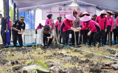Polres Bojonegoro Sulap Lahan Kosong Jadi Kebun Jagung Wujudkan Swasembada Pangan