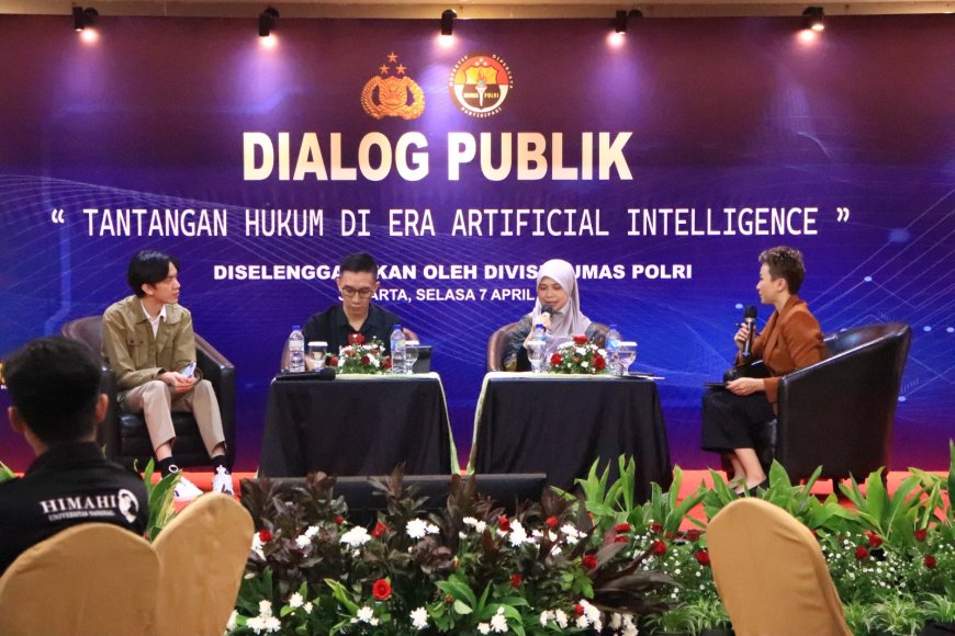 Divhumas Polri Gelar Dialog Publik Bahas Tantangan Hukum di Era Artificial Intelligence