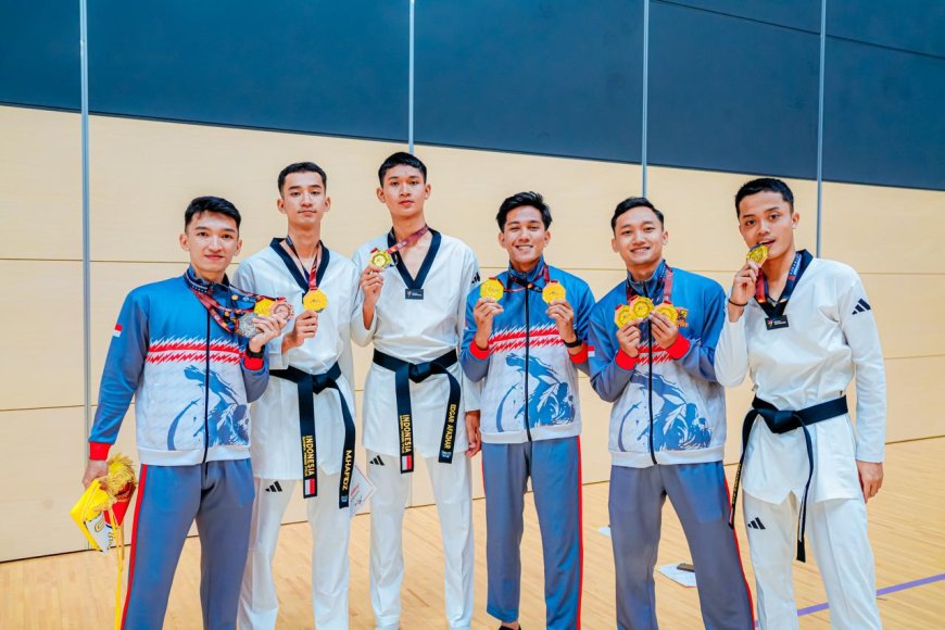 Polri Ukir Prestasi Dunia: Tim Taekwondo Garbha Presisi Juara Umum di Jepang